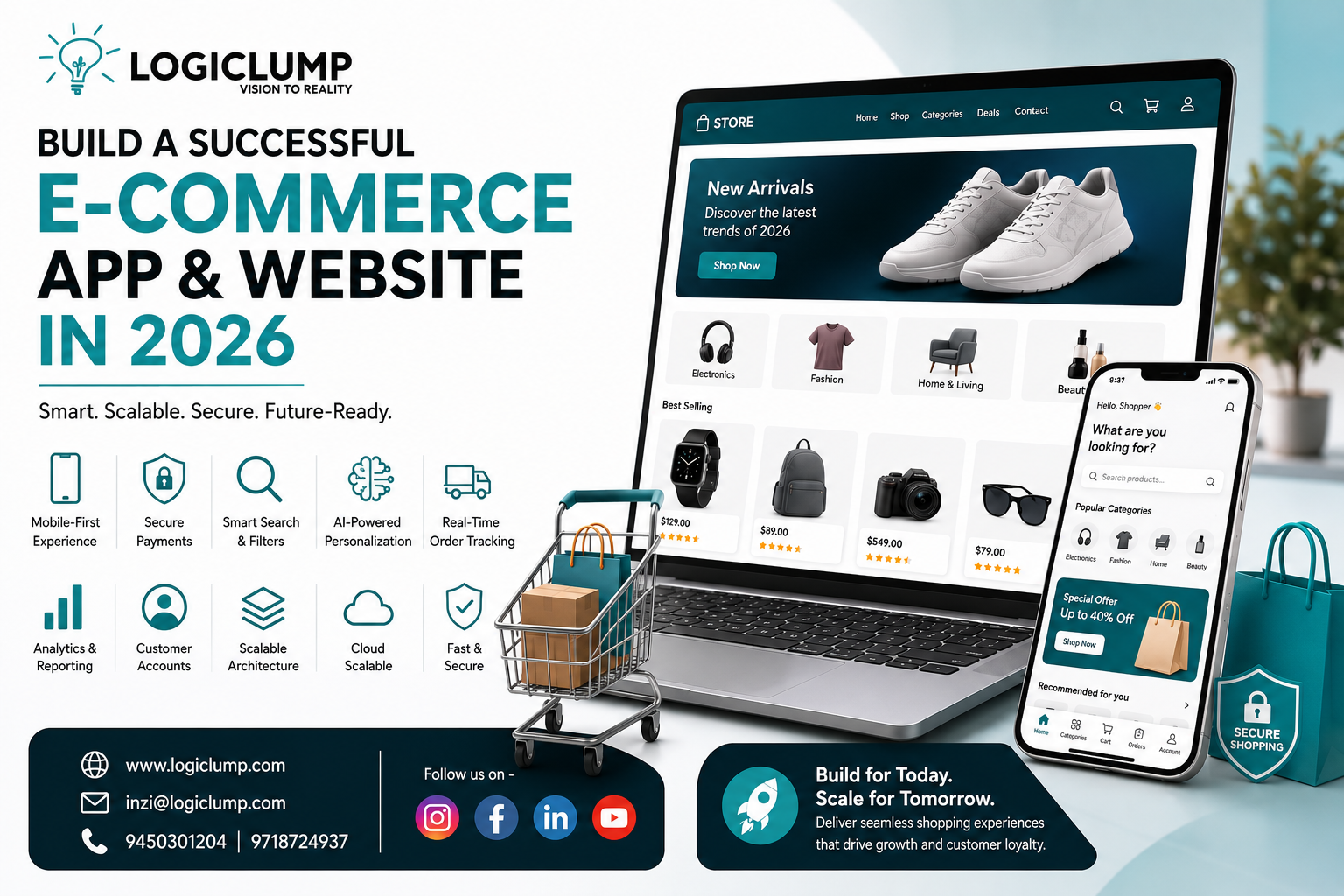 How to Build a Successful E-Commerce App & Website in 2026