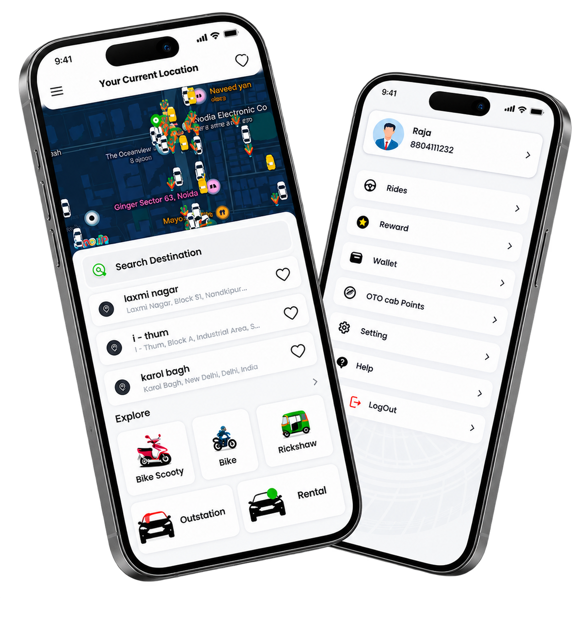 OTO Cabs Taxi & Cab Booking App