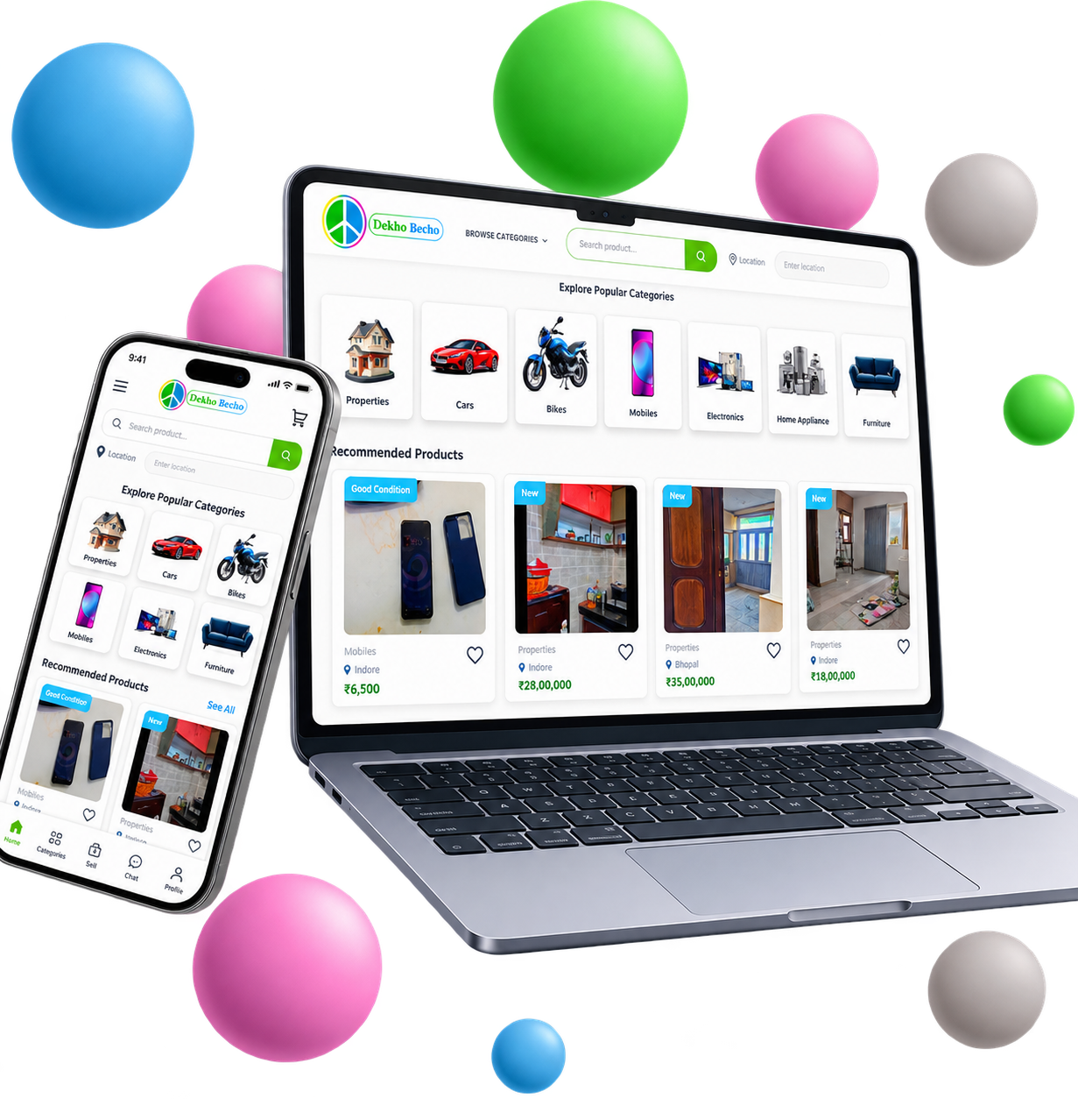 DekhoBecho Online Marketplace