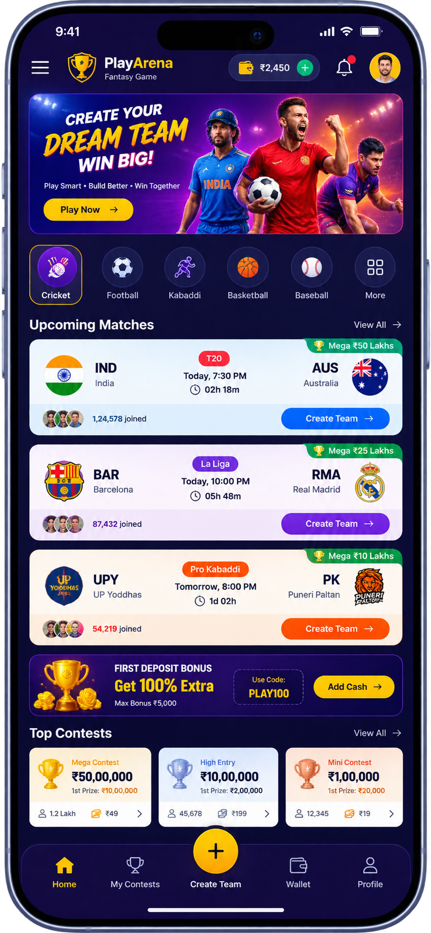 Fantasy Game App