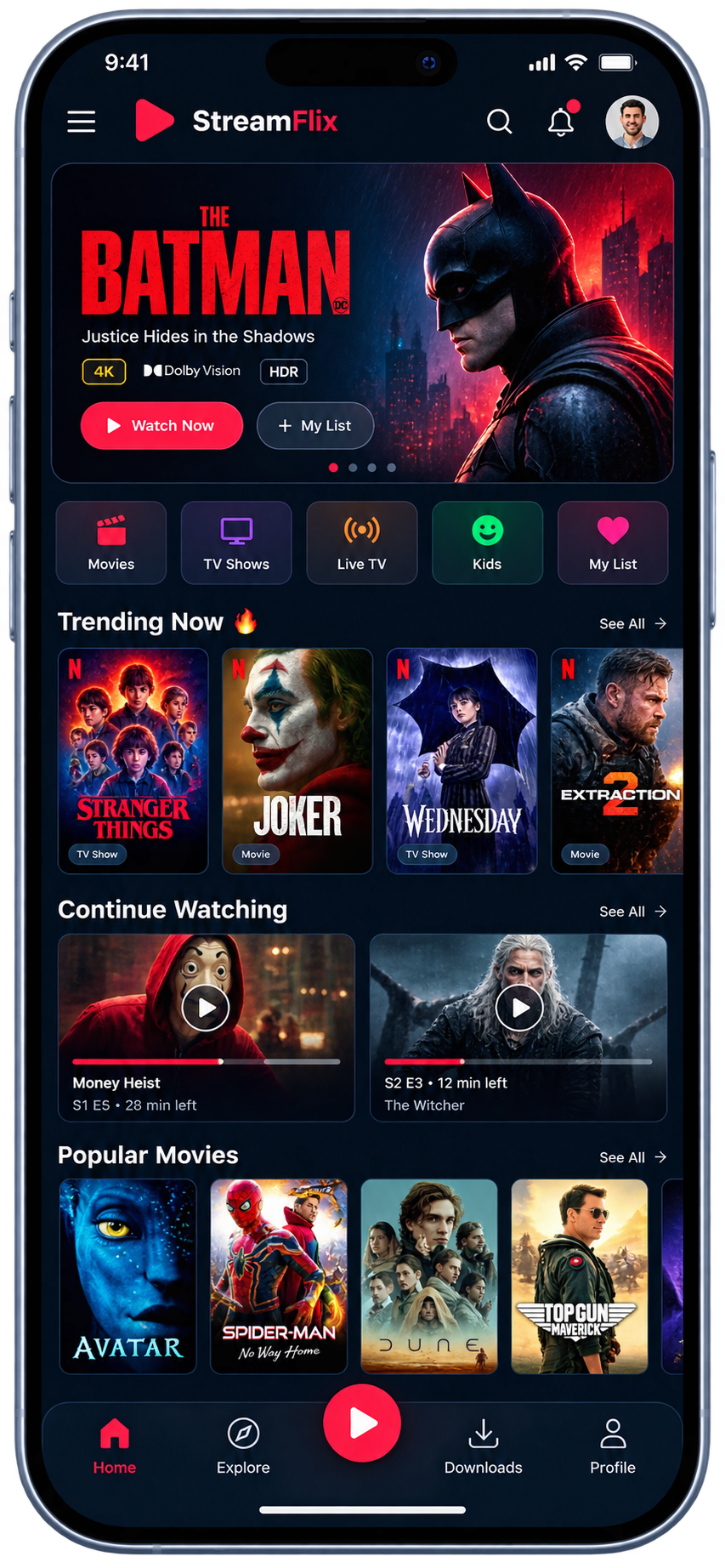 Video Streaming App