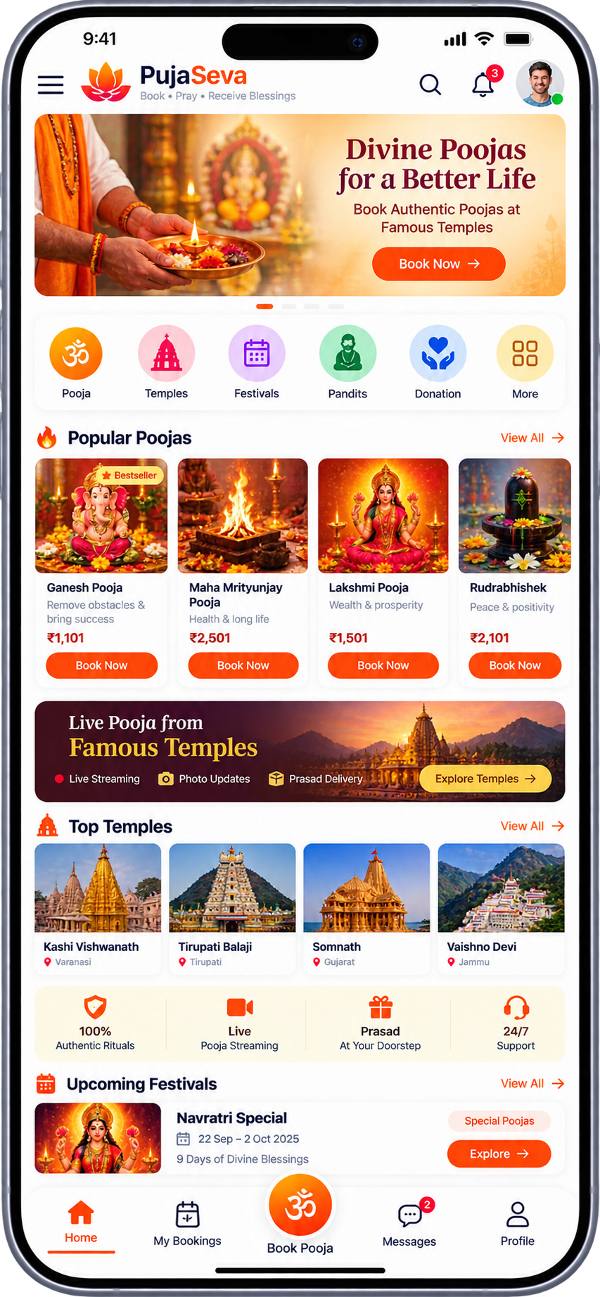 Pooja Booking App
