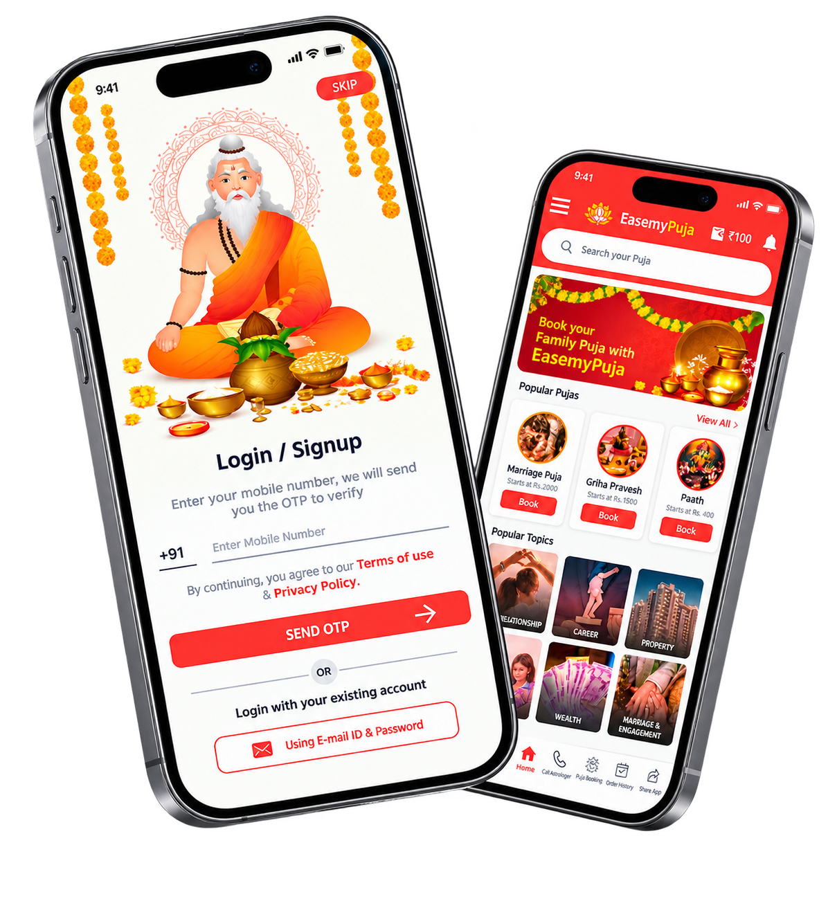 EaseMyPuja Astrology and Puja Booking App