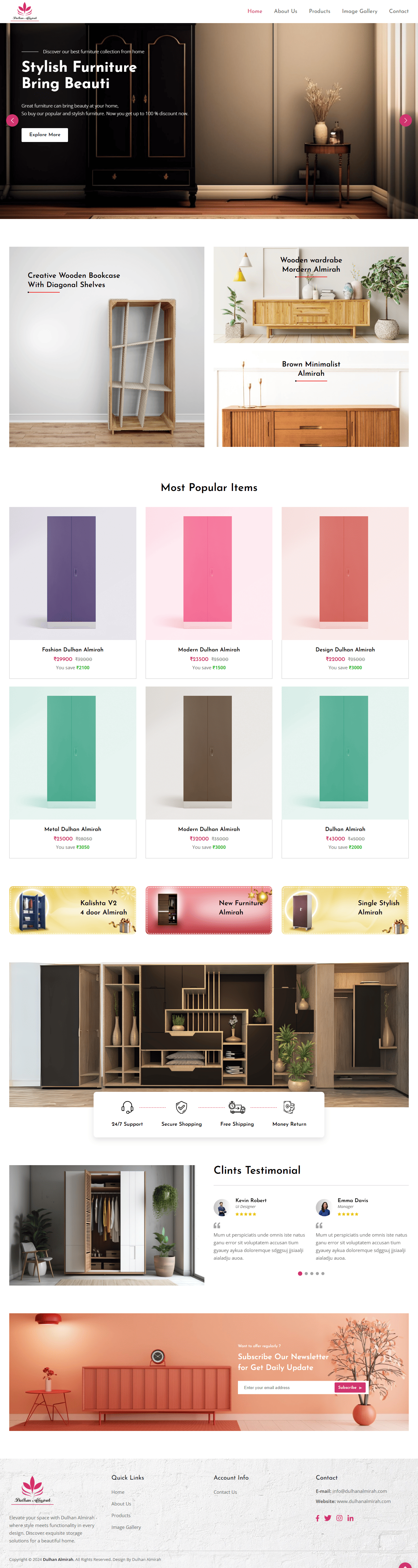 Featured web project