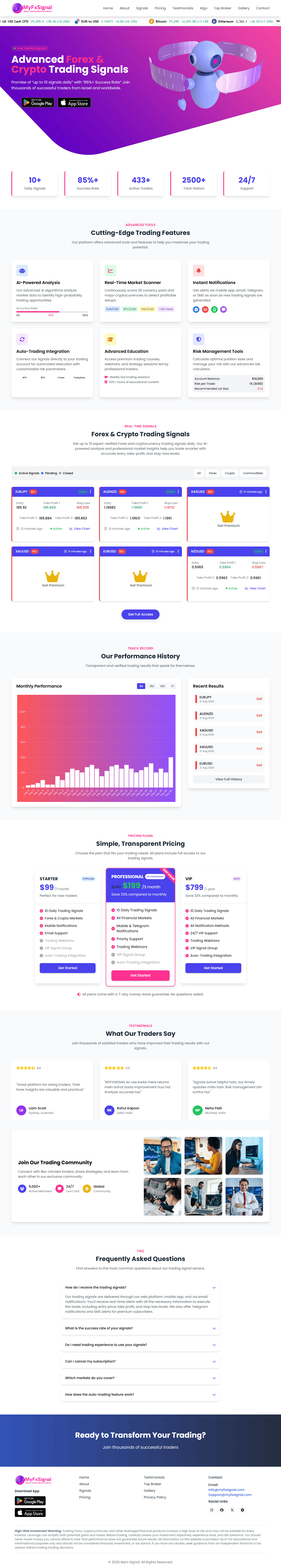 Featured web project